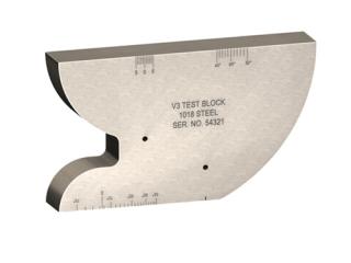 V3 Type Ultrasonic Calibration Test Block
