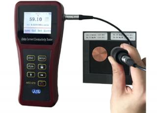 AEC670 Digital Portable Eddy Current Electrical Conductivity Meter 